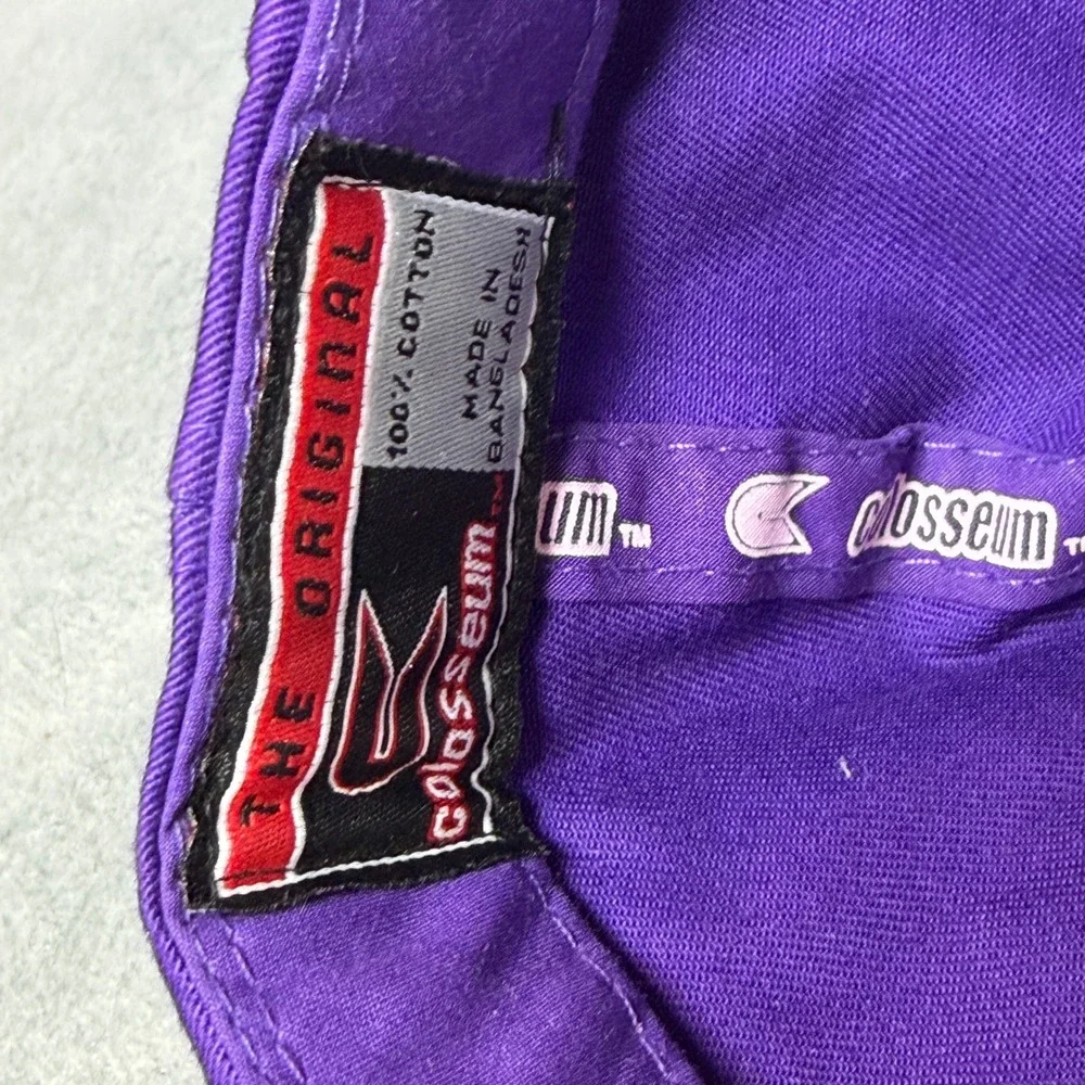 Colosseum LSU Tigers Hat Mens Purple Gold Adjustable Baseball Cap NCAA Football